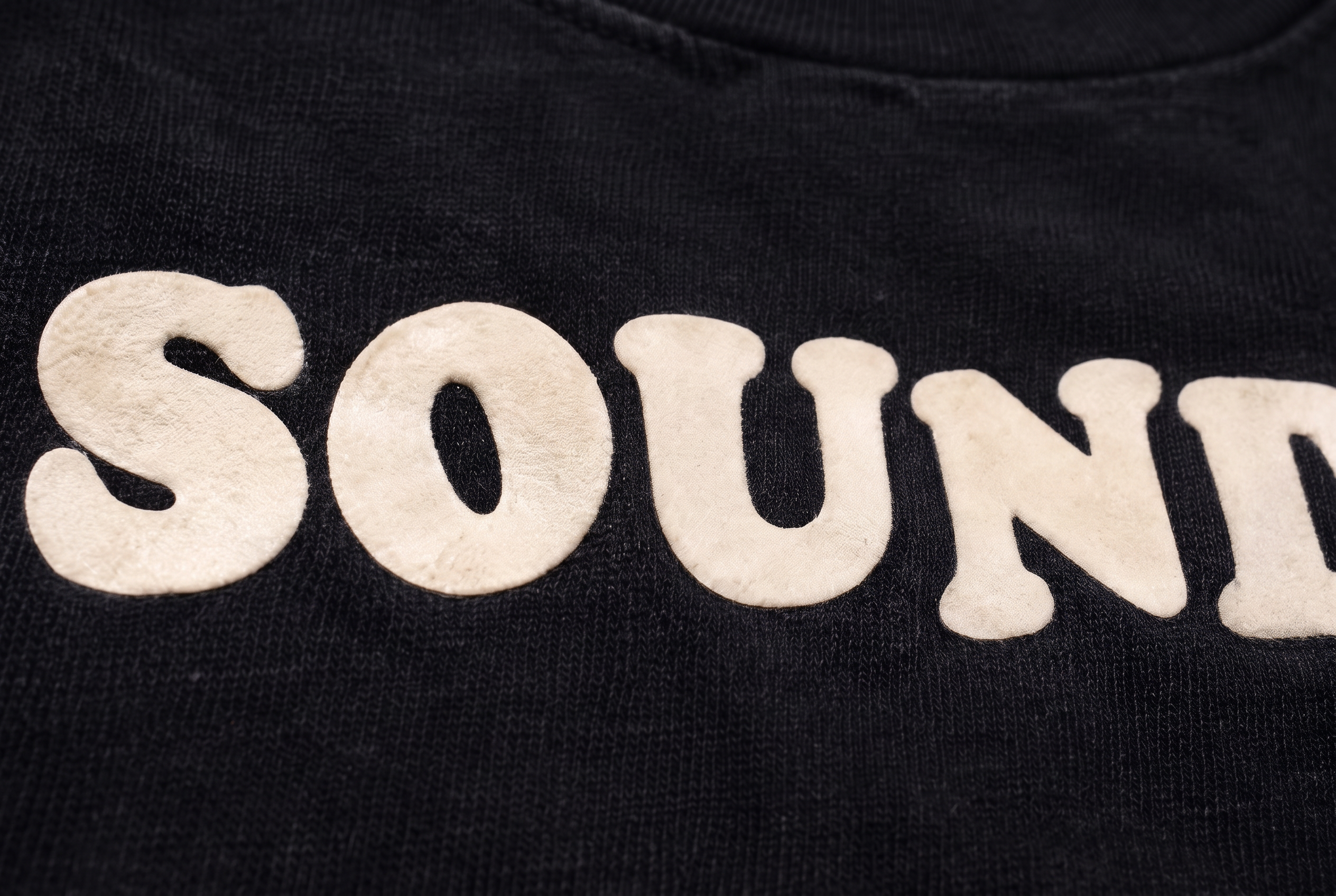 Individual flock letters.